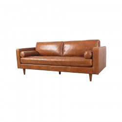 Amsterdam 3 Seater Leather Sofa